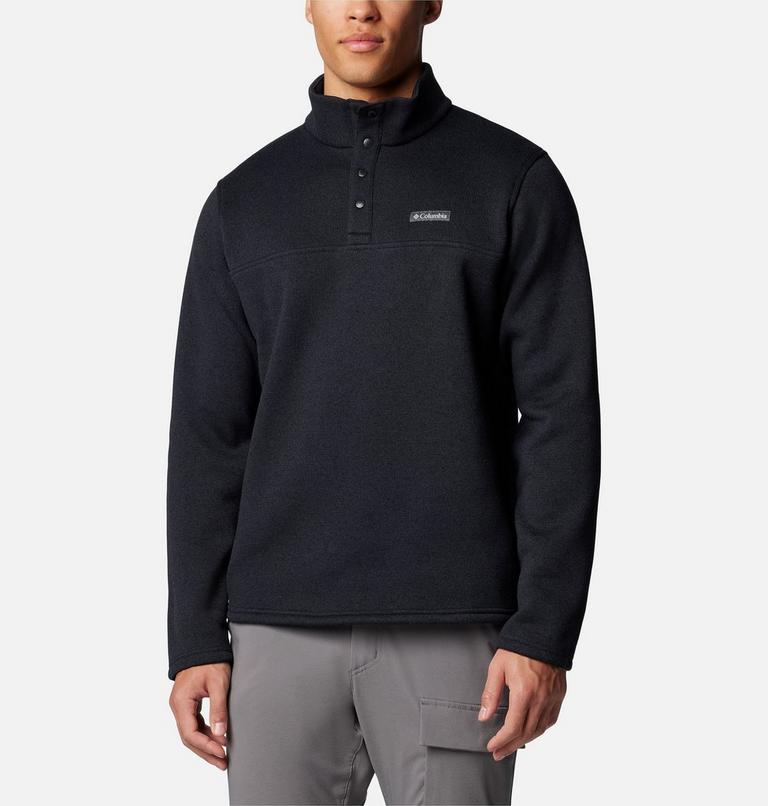 Forro polar con cierre medio Alto Pass para hombre, Color: Black, image 1