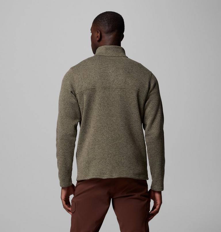 Men's Alto Pass Half Snap Fleece, Color: Stone Green, image 3