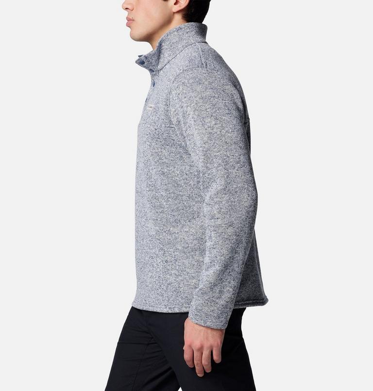 Men's Alto Pass Half Snap Fleece, Color: Dark Mountain Heather, image 3