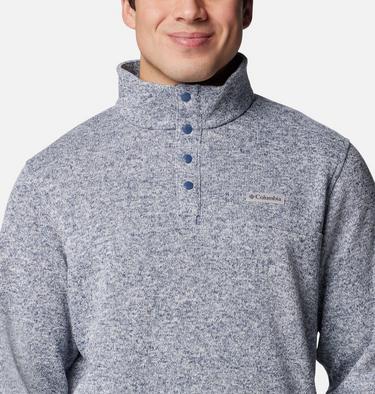 Polaire Demi-zip Alto Pass Homme, Color: Dark Mountain Heather, image 12