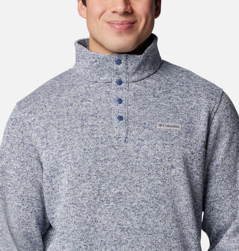 Men's Alto Pass Half Snap Fleece, Color: Dark Mountain Heather, image 4