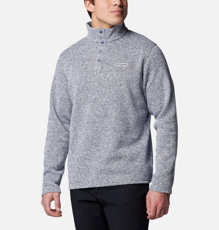 Men's Alto Pass Half Snap Fleece, Color: Dark Mountain Heather, image 5