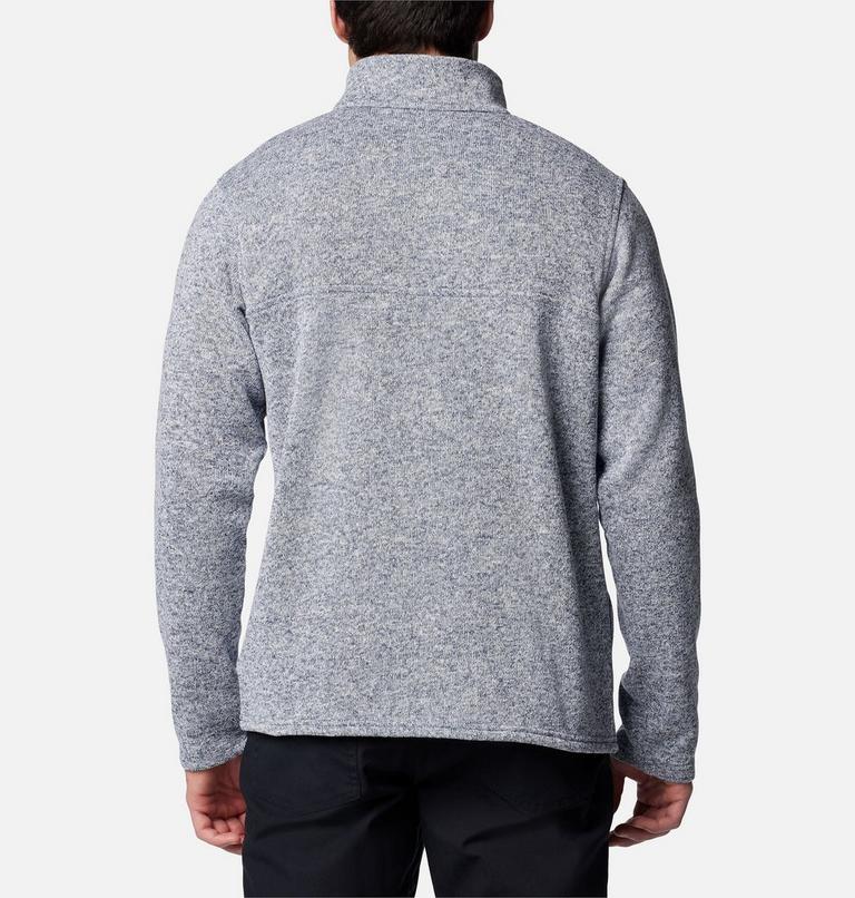 Men's Alto Pass Half Snap Fleece, Color: Dark Mountain Heather, image 2