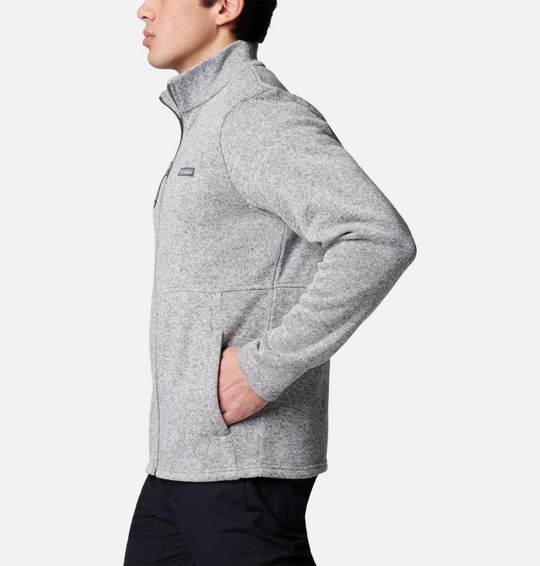 Men's Alto Pass Fleece Jacket, Color: City Grey Heather, image 3