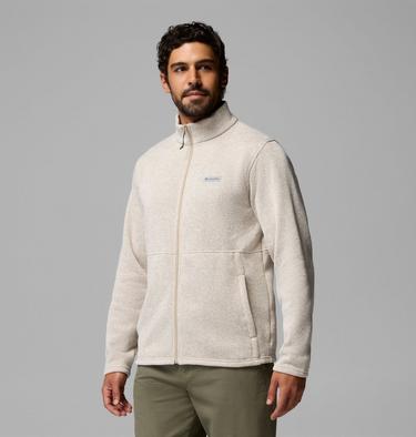 Men's Alto Pass Fleece Jacket, Color: Ancient Fossil Heather, image 4