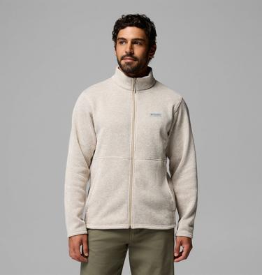 Men's Alto Pass Fleece Jacket, Color: Ancient Fossil Heather, image 1