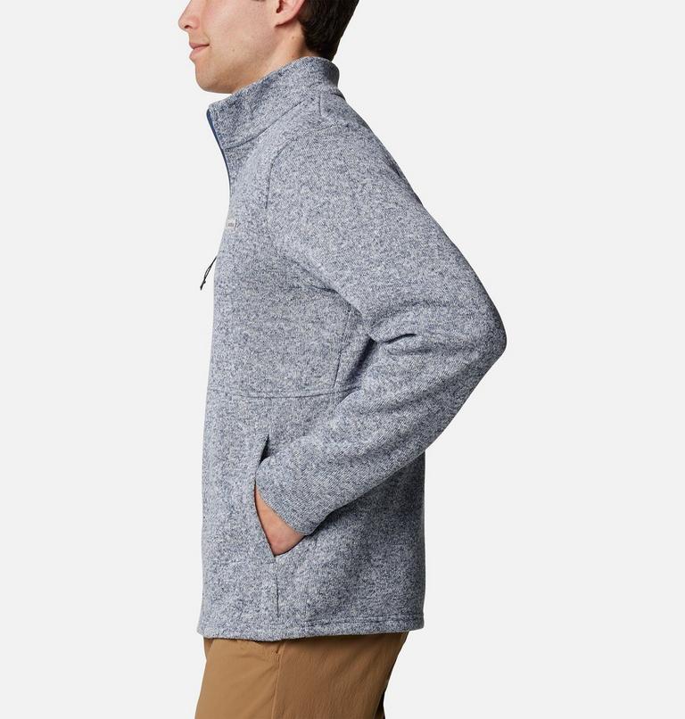 Men's Alto Pass Fleece Jacket, Color: Dark Mountain Heather, image 3
