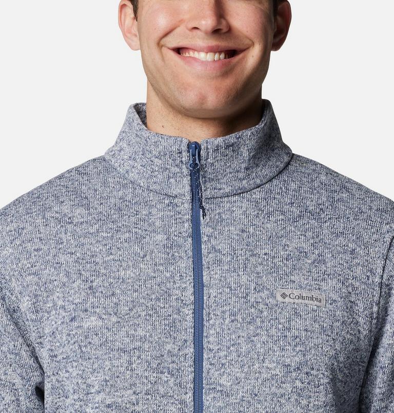 Men's Alto Pass Fleece Jacket, Color: Dark Mountain Heather, image 4