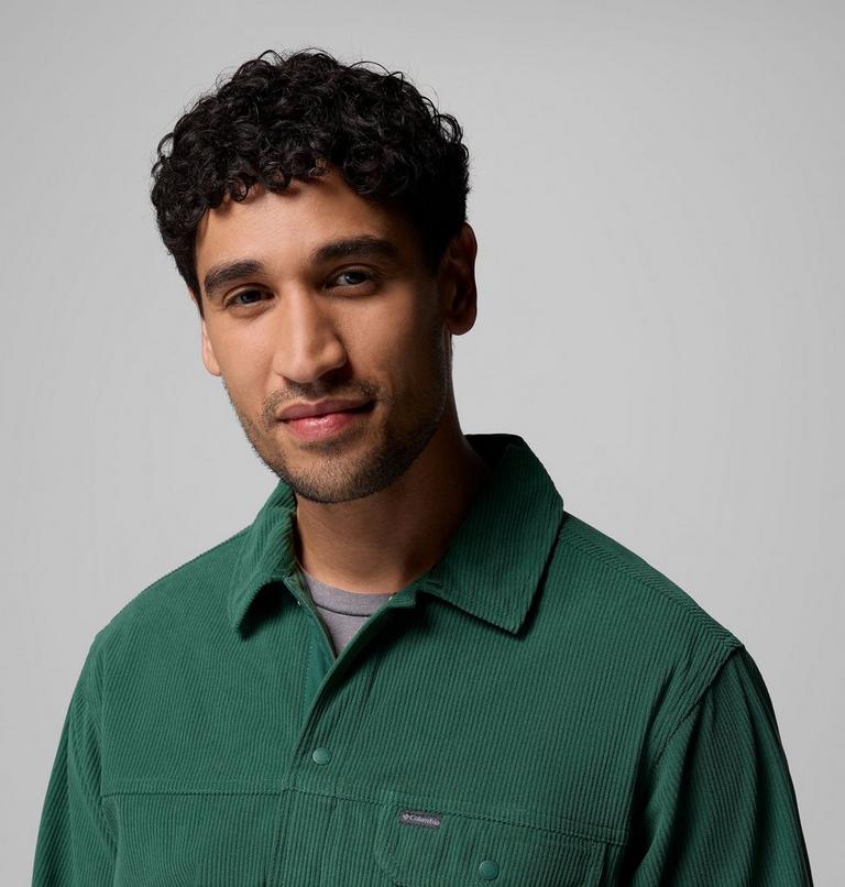 Men's Flare Gun Corduroy Shirt, Color: Rain Forest, image 6