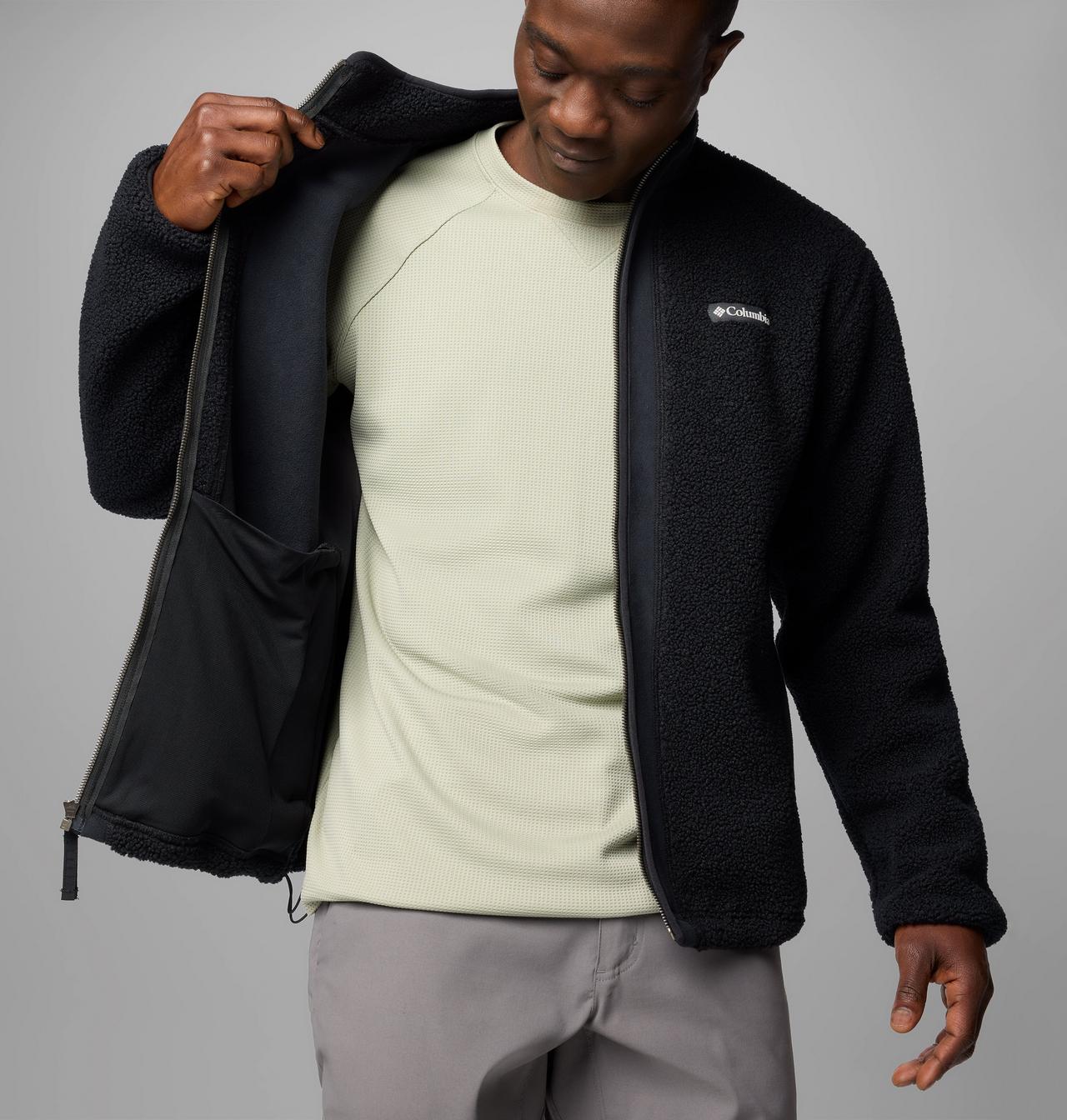 Men's Black Mesa™ Boucle Fleece Jacket 7