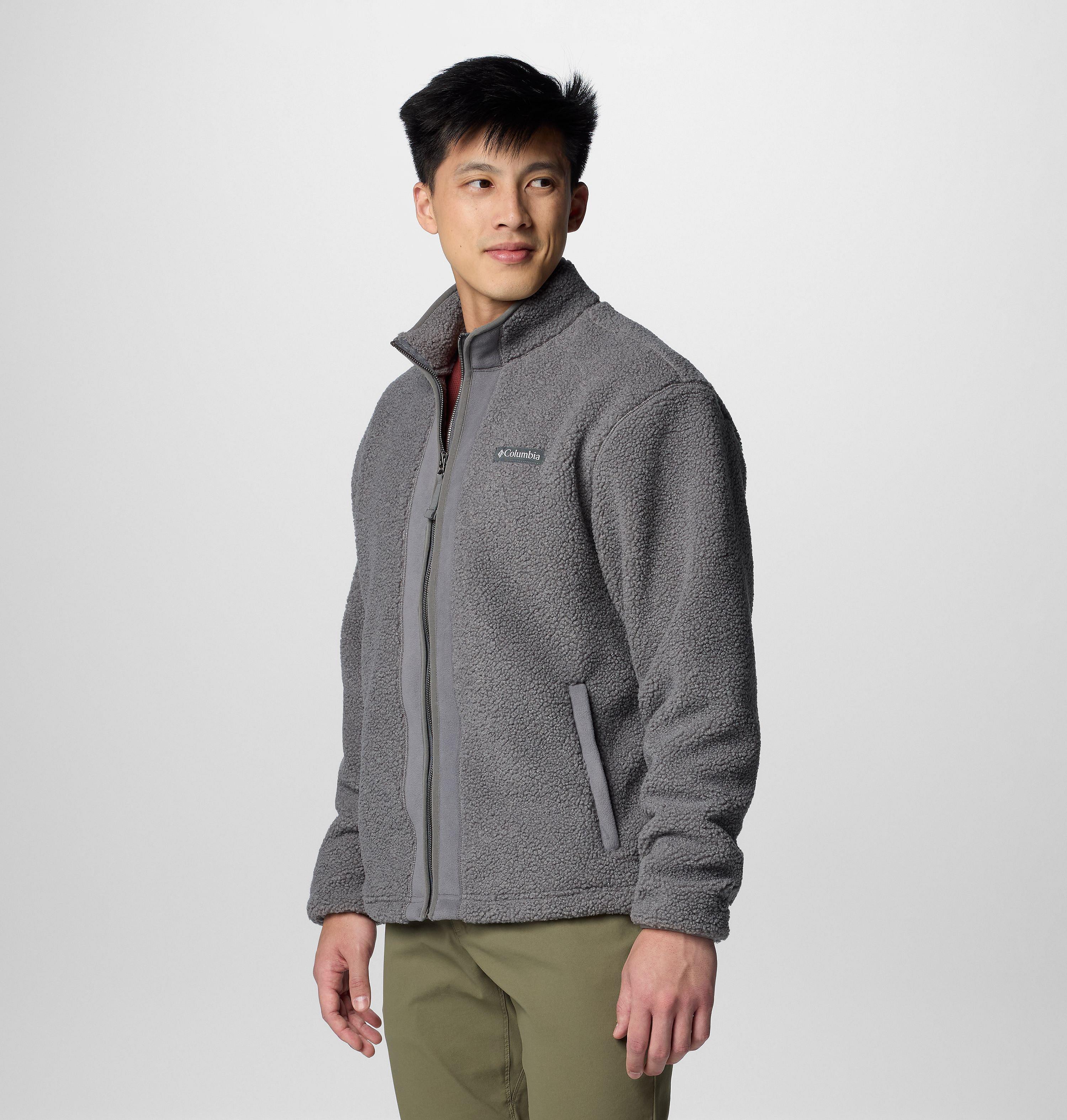 Men's Black Mesa Boucle Fleece Jacket 4