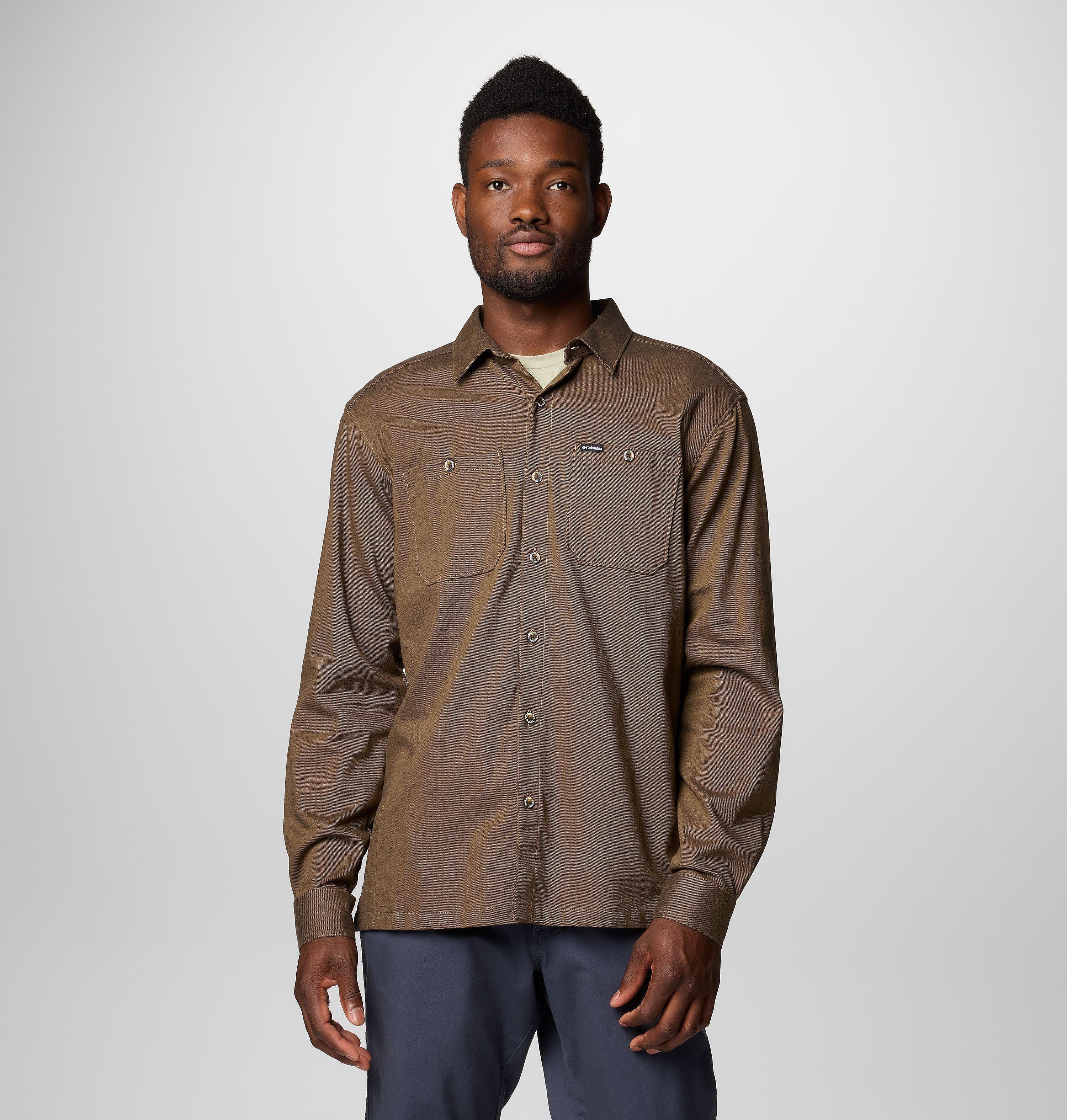 Men's Pitchstone Woven Long Sleeve Shirt 1