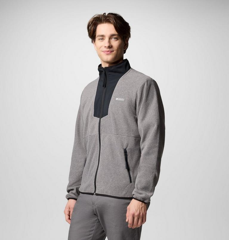 Chaqueta de forro polar Sequoia Grove para hombre, Color: City Grey Heather, Black, image 4