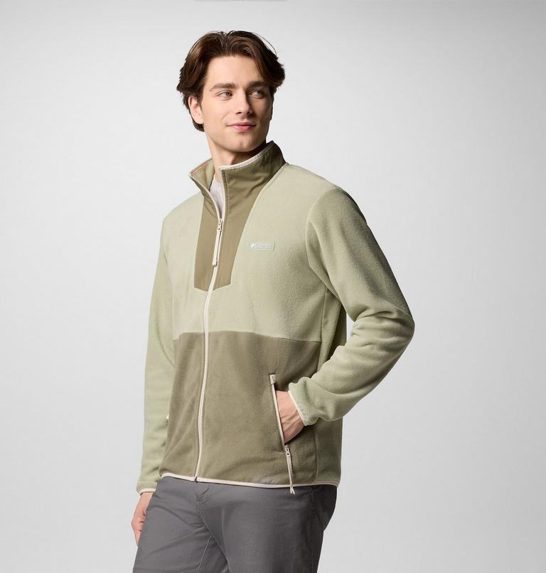 Men's Sequoia Grove Fleece Jacket, Color: Safari, Stone Green, image 4