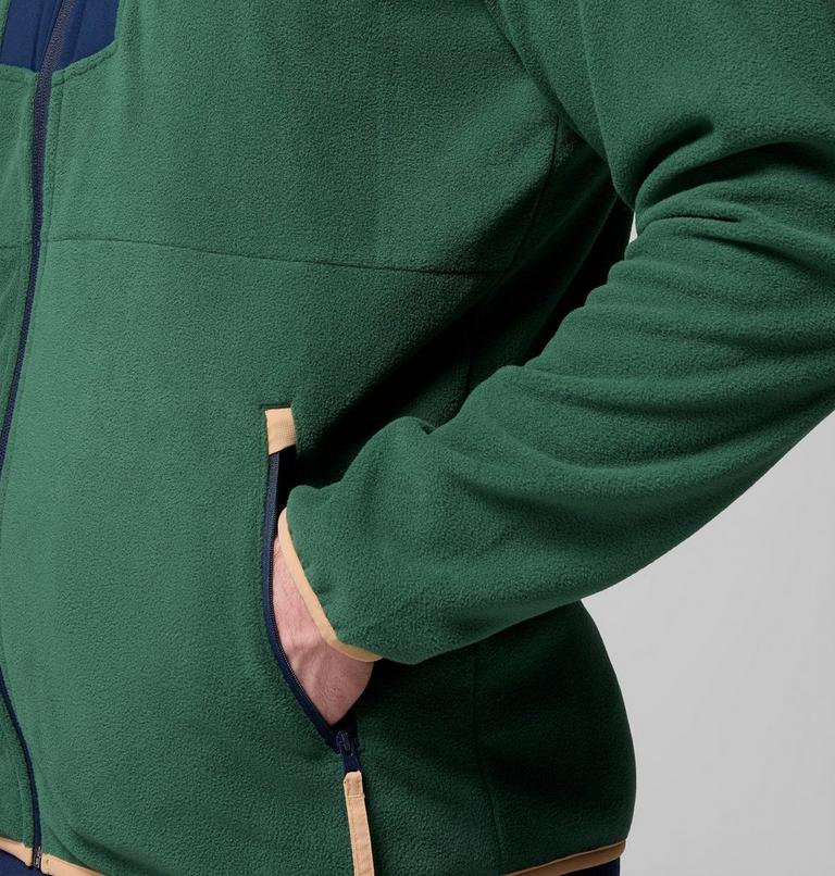 Chaqueta de forro polar Sequoia Grove para hombre, Color: Rain Forest, Collegiate Navy, image 7
