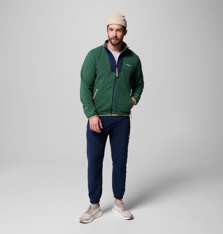 Chaqueta de forro polar Sequoia Grove para hombre, Color: Rain Forest, Collegiate Navy, image 8