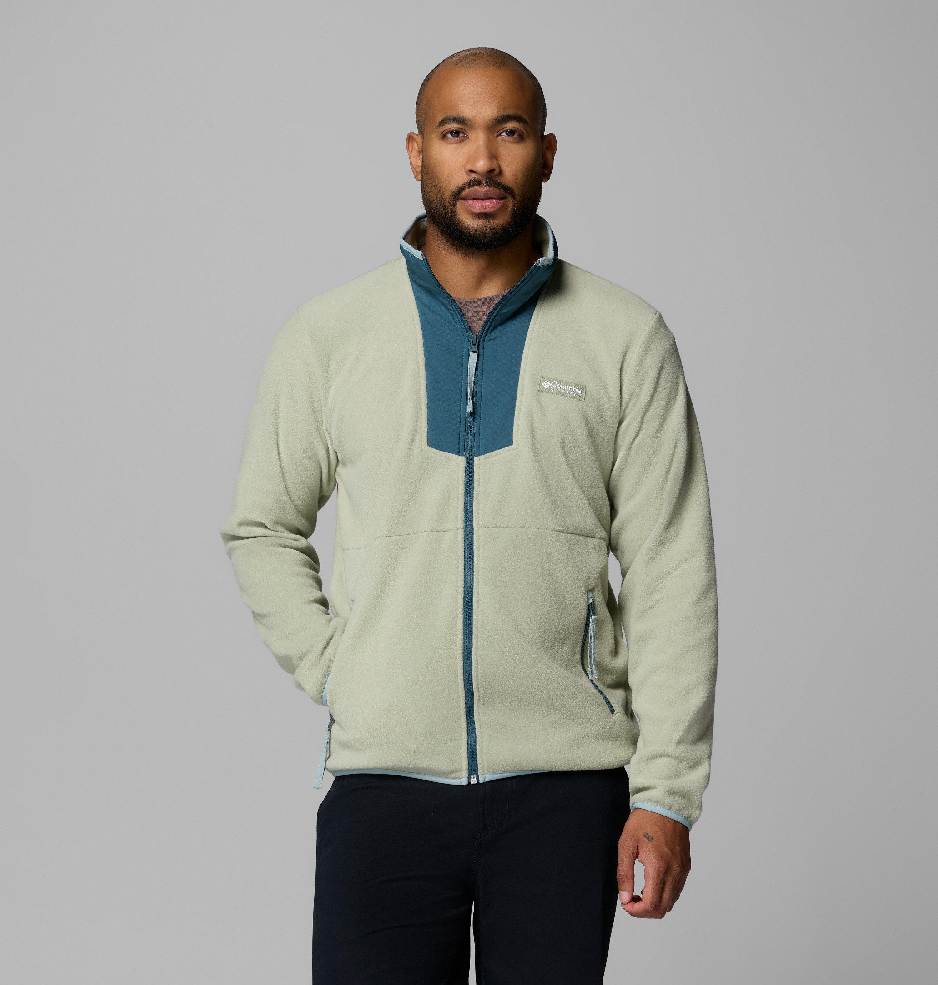Columbia Sportswear Men's Blue Columbia - Sequoia Grove™ Fleece Jacket - Safari, Ever Small