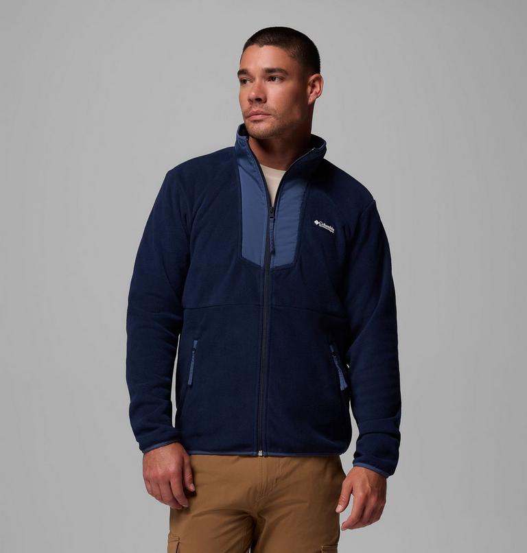Chaqueta de forro polar Sequoia Grove para hombre, Color: Collegiate Navy, Dark Mtn, image 1