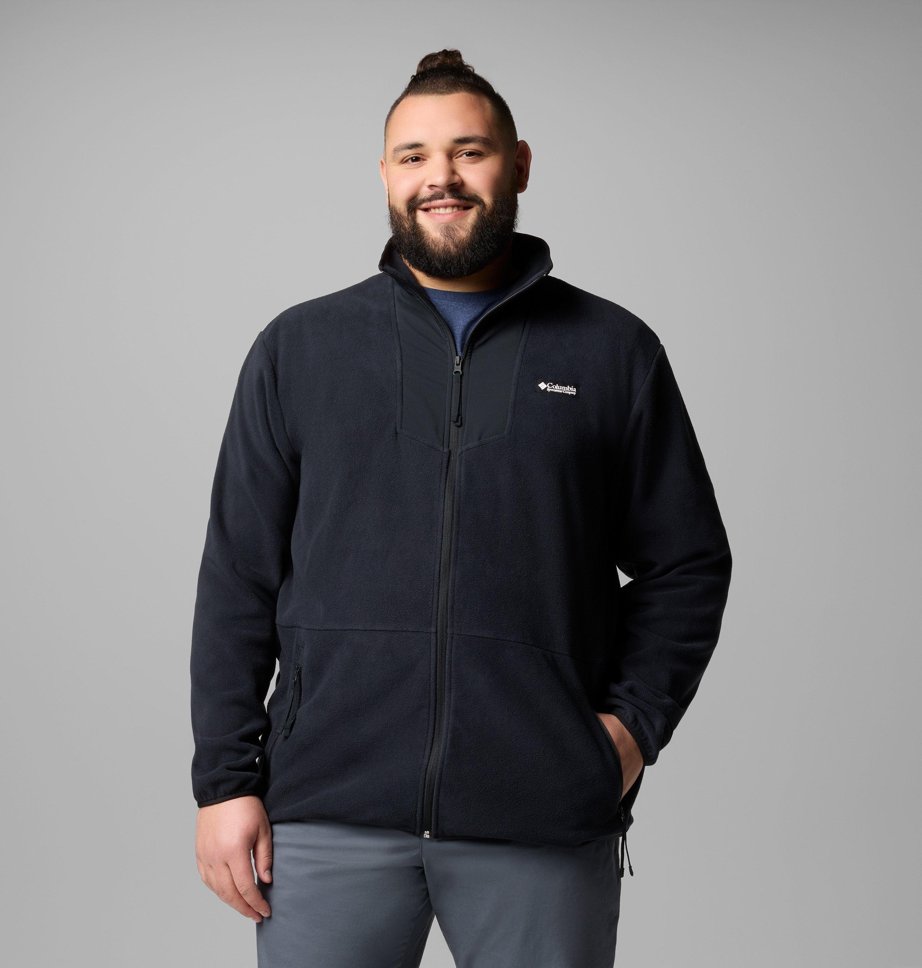 Columbia Sportswear Men's Black Columbia - Sequoia Grove™ Fleece Jacket - Extended - 1X