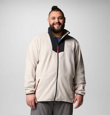 Men's Sequoia Grove Fleece Jacket - Extended Size, Color: Dark Stone, Black, image 5