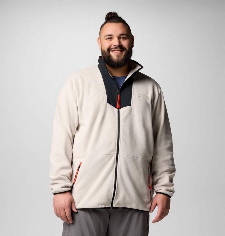 Men's Sequoia Grove Fleece Jacket - Extended Size, Color: Dark Stone, Black, image 1