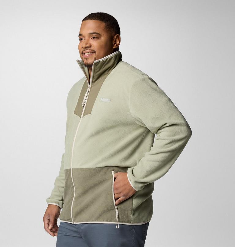 Men's Sequoia Grove Fleece Jacket - Extended Size, Color: Safari, Stone Green, image 4