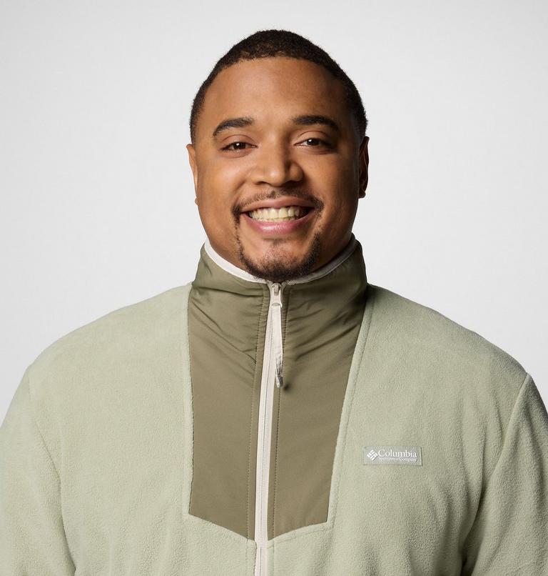 Men's Sequoia Grove Fleece Jacket - Extended Size, Color: Safari, Stone Green, image 5
