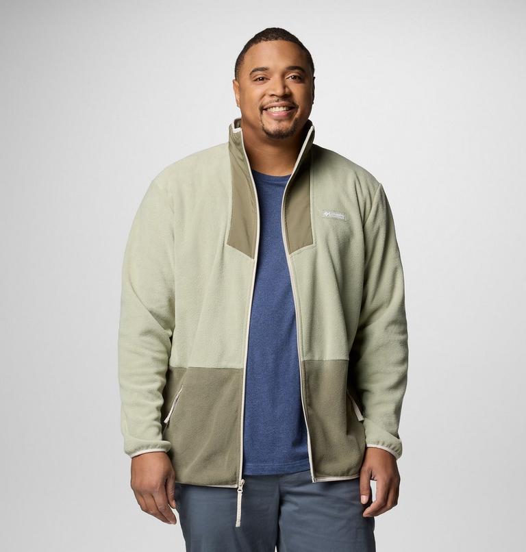 Men's Sequoia Grove Fleece Jacket - Extended Size, Color: Safari, Stone Green, image 6