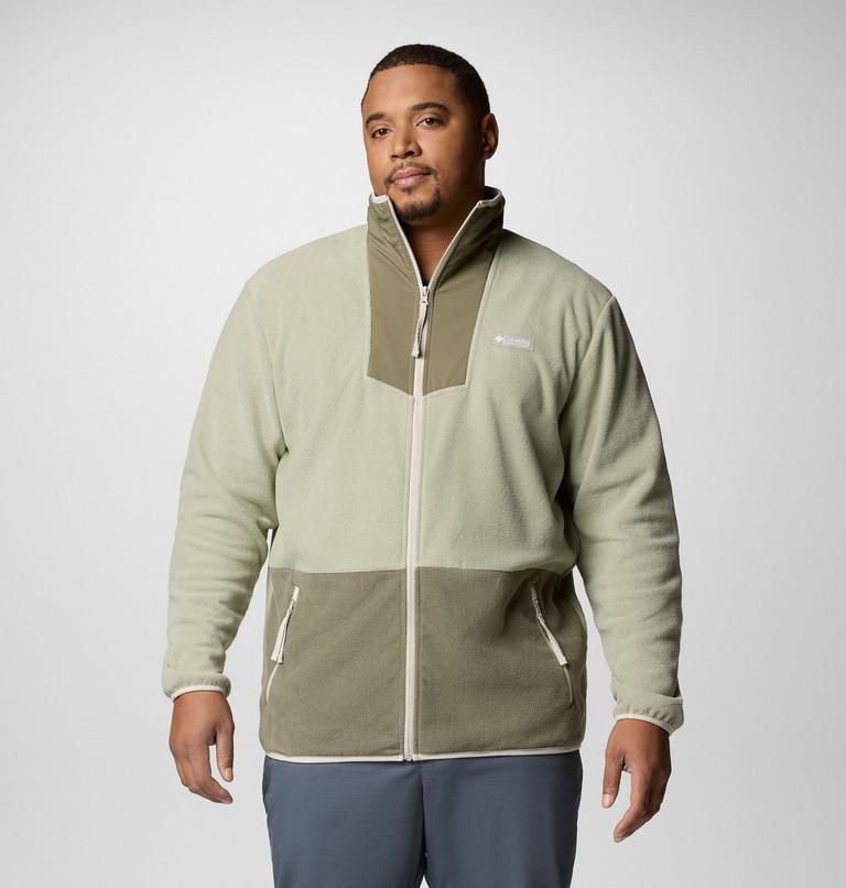 Men's Sequoia Grove Fleece Jacket - Extended Size, Color: Safari, Stone Green, image 1