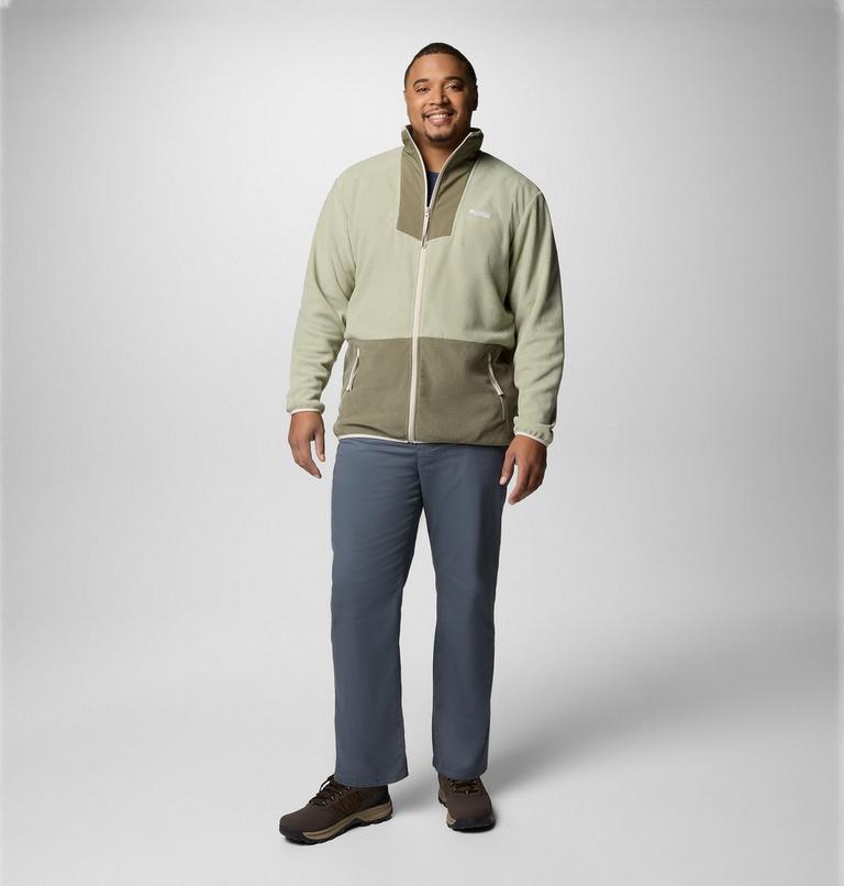 Men's Sequoia Grove Fleece Jacket - Extended Size, Color: Safari, Stone Green, image 2