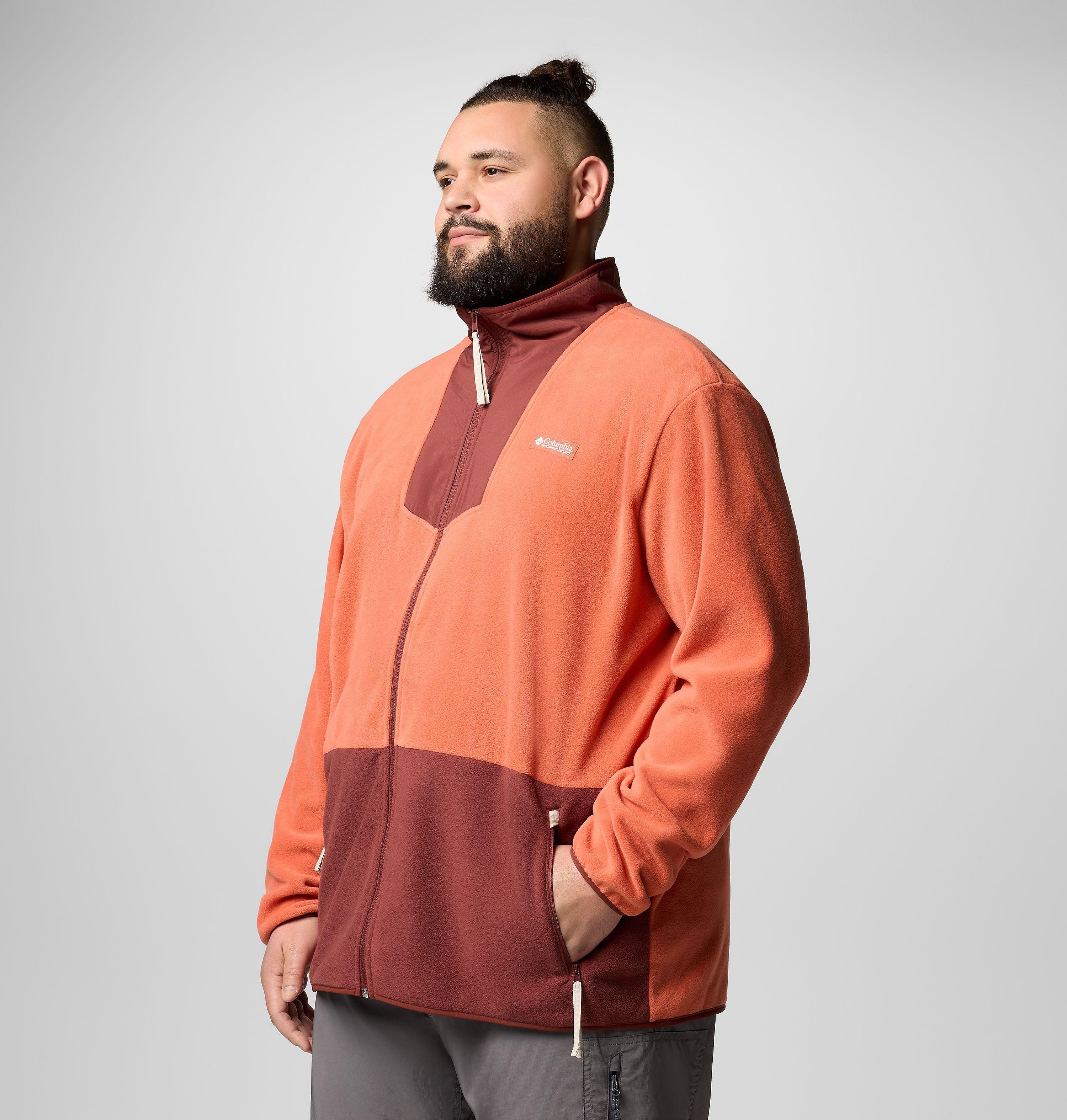 Vêtement polaire à fermeture éclair pleine longueur Sequoia Grove pour homme – Tailles fortes 4