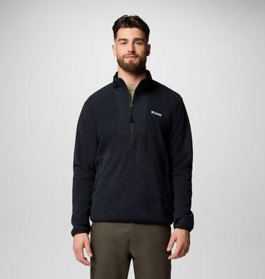 Men's Sequoia Grove Half Zip Fleece, Color: Black, image 11