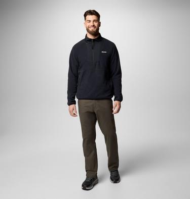 Men's Sequoia Grove Half Zip Fleece, Color: Black, image 12