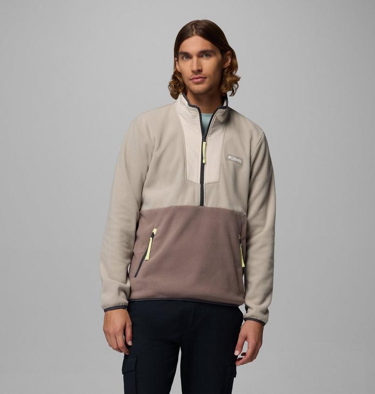 Men's Sequoia Grove Half Zip Fleece, Color: Flint Grey, Iron, Dark Stone, image 1