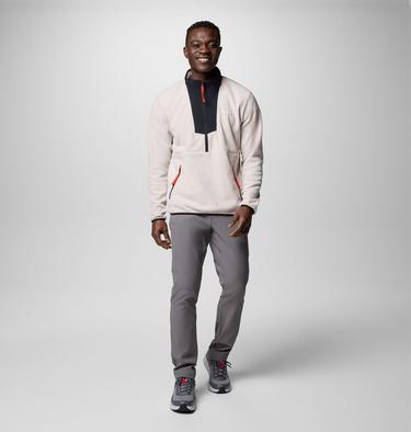 Men's Sequoia Grove Half Zip Fleece, Color: Dark Stone, Black, image 14