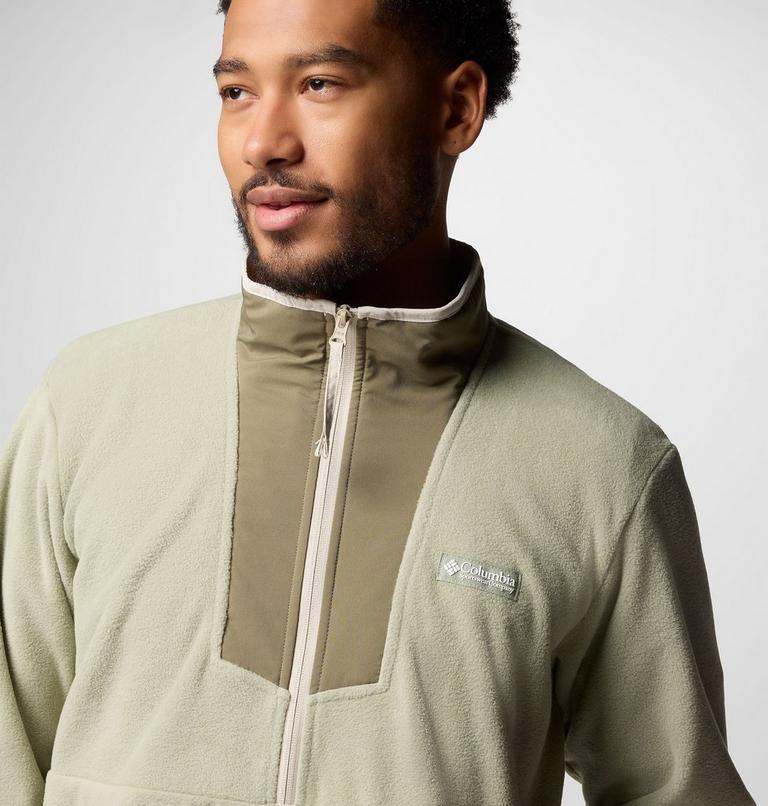 Forro polar con media cremallera Sequoia Grove para hombre, Color: Safari, Stone Green, image 4