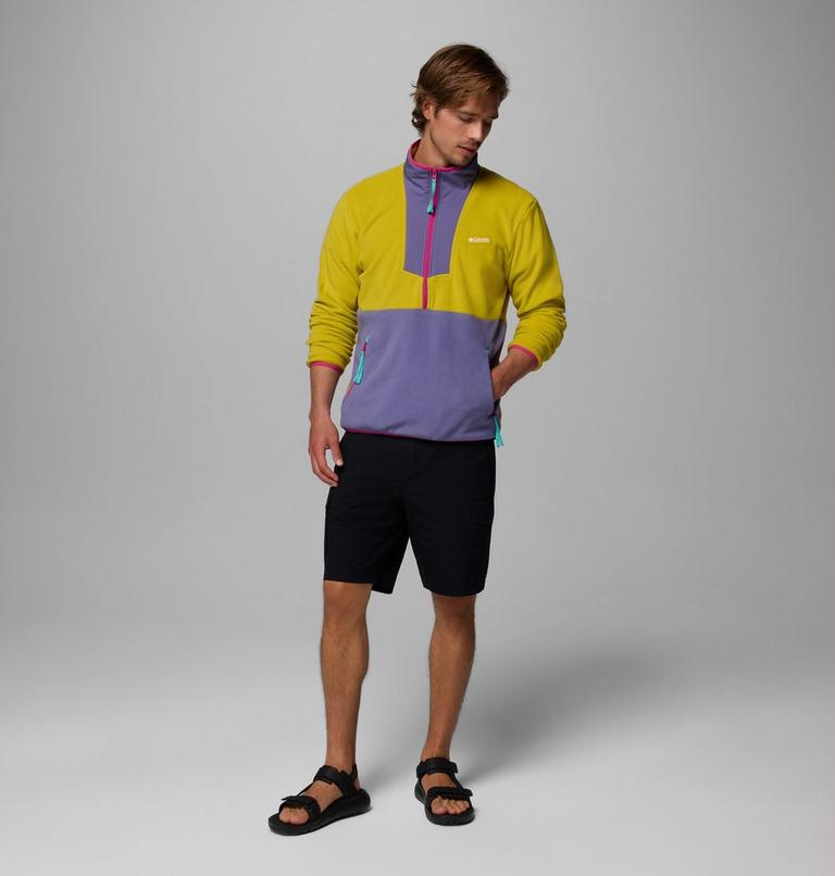 Men's Sequoia Grove Half Zip Fleece, Color: Antique Moss, Stormwatch, image 2