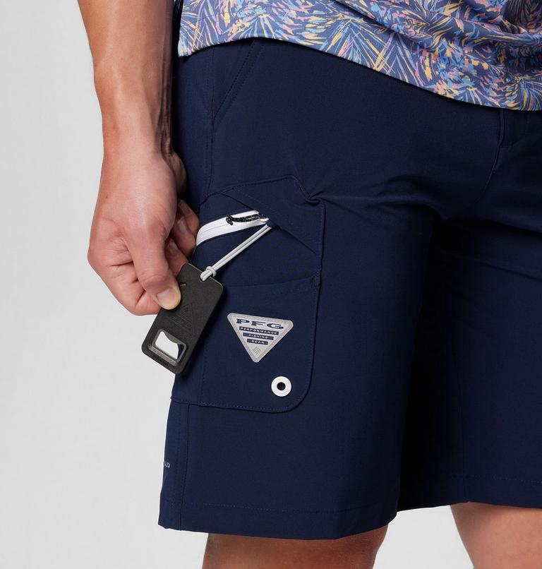 Men's Terminal Tackle II Shorts, Color: Collegiate Navy, White, image 7