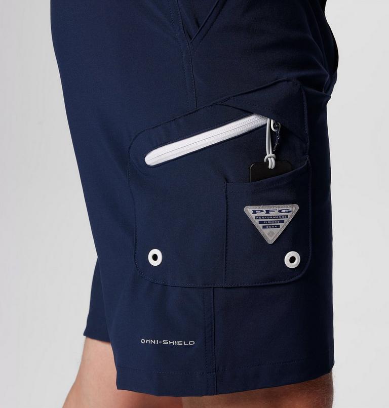 Men's Terminal Tackle II Shorts, Color: Collegiate Navy, White, image 8