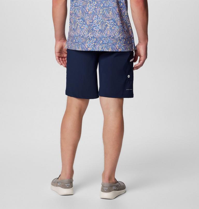 Men's Terminal Tackle II Shorts, Color: Collegiate Navy, White, image 2