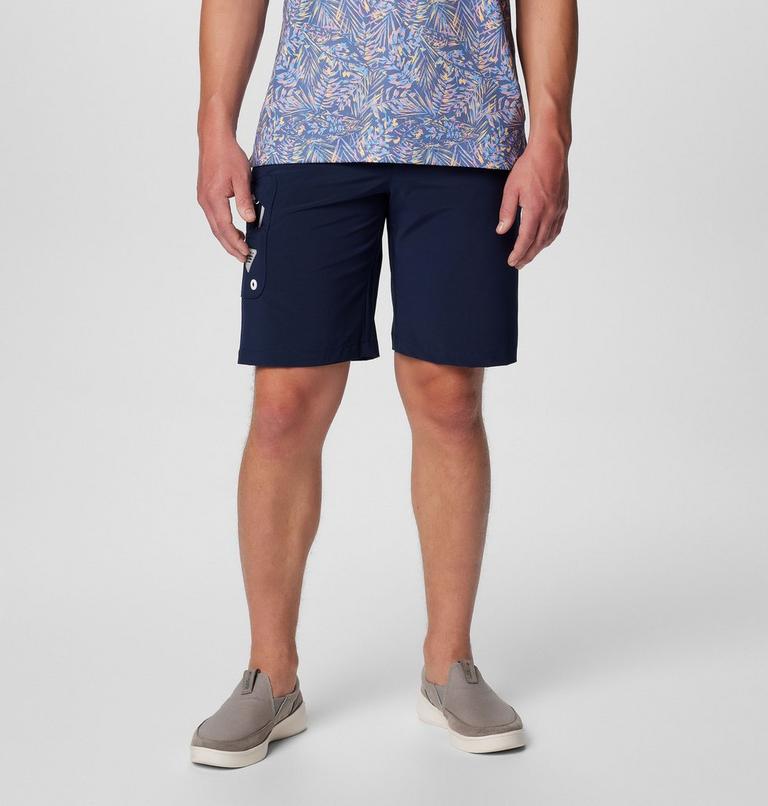 Men's Terminal Tackle II Shorts, Color: Collegiate Navy, White, image 1