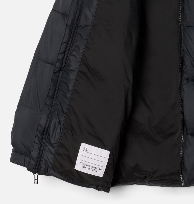Youth Puffect II Hooded Jacket, Color: Black, image 3