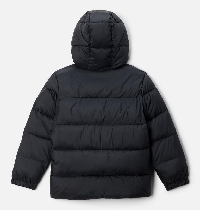 Youth Puffect II Hooded Jacket, Color: Black, image 2