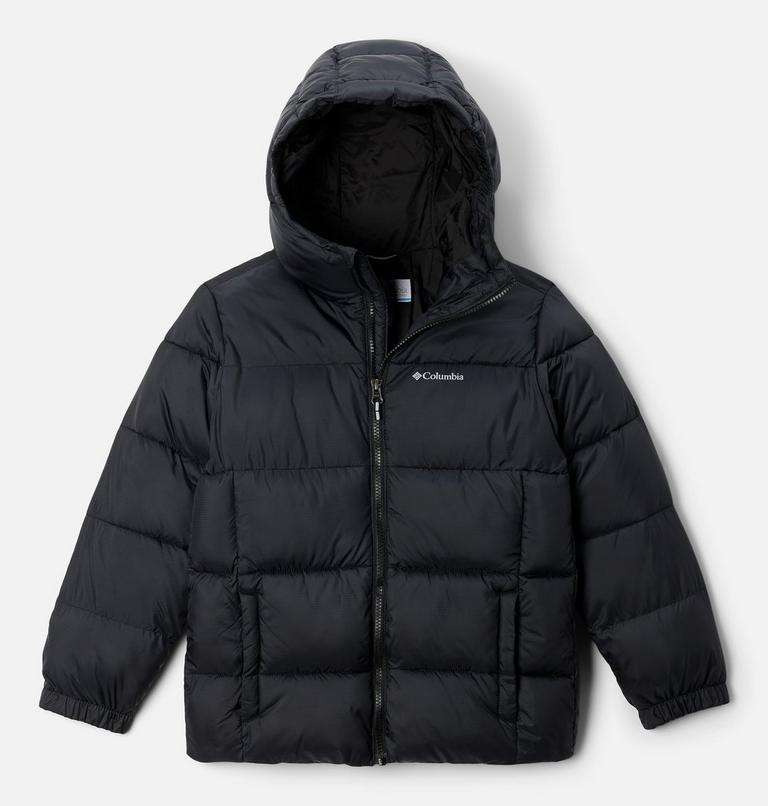 Youth Puffect II Hooded Jacket, Color: Black, image 1