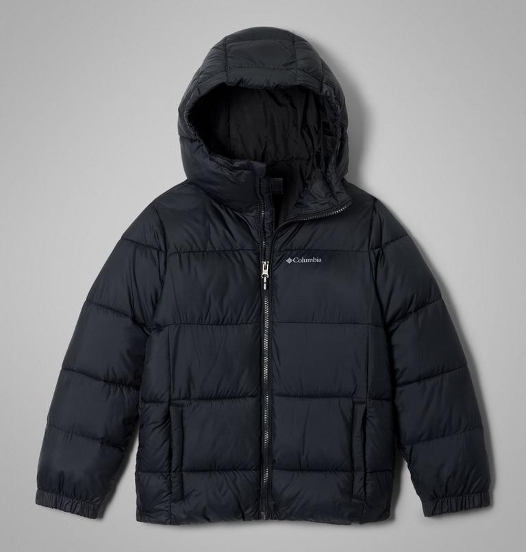 Youth Puffect II Hooded Jacket, Color: Black, image 1