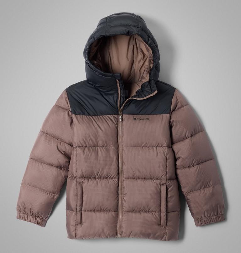 Youth Puffect II Hooded Jacket, Color: Iron, Black, image 1