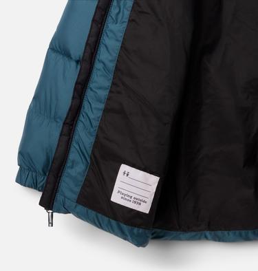 Youth Puffect II Hooded Jacket, Color: Everblue, Black, image 2