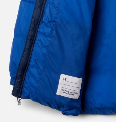 Youth Puffect II Hooded Jacket, Color: Mountain Blue, Collegiate Navy, image 11