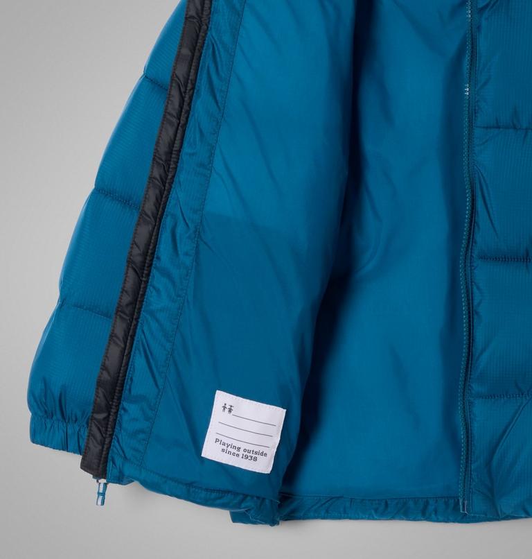 Youth Puffect II Hooded Jacket, Color: Phoenix Blue, Black, image 3