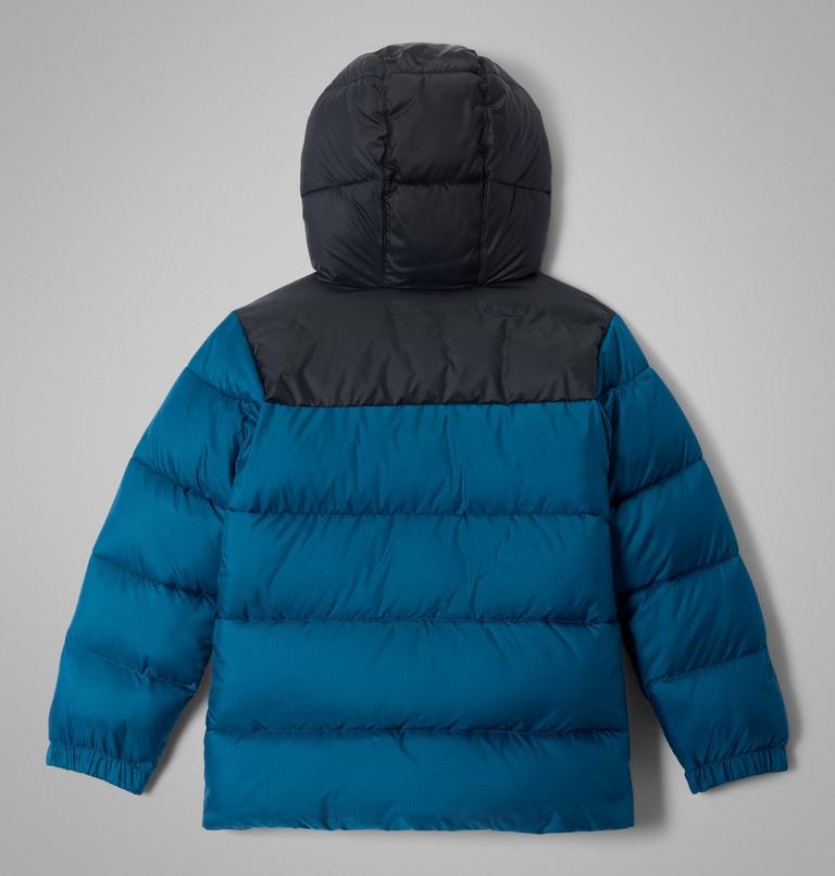 Youth Puffect II Hooded Jacket, Color: Phoenix Blue, Black, image 2